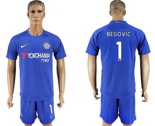 Chelsea #1 Begovic Home Soccer Club Jersey